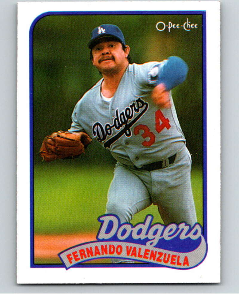 1989 O-Pee-Chee Baseball #150 Fernando Valenzuela Dodgers  V95646 Image 1