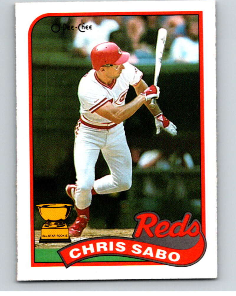 1989 O-Pee-Chee Baseball #156 Chris Sabo  Cincinnati Reds  V95655 Image 1