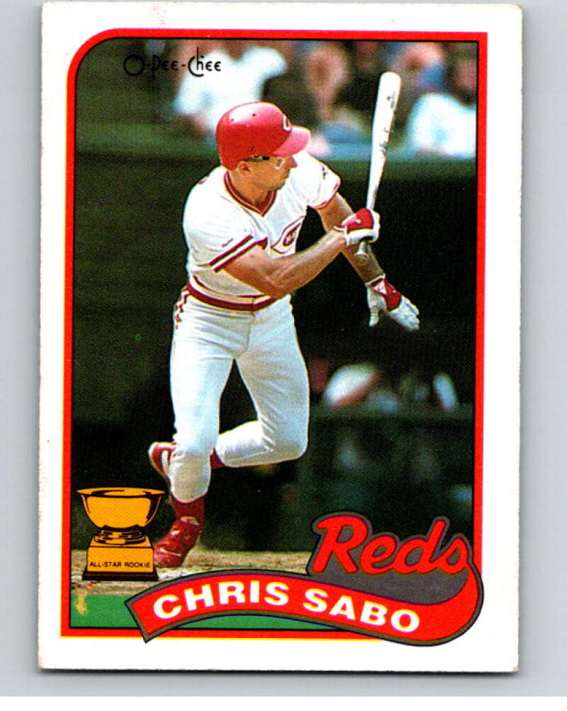 1989 O-Pee-Chee Baseball #156 Chris Sabo  Cincinnati Reds  V95656 Image 1