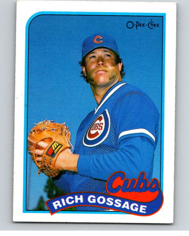 1989 O-Pee-Chee Baseball #162 Rich Gossage  Chicago Cubs  V95672 Image 1