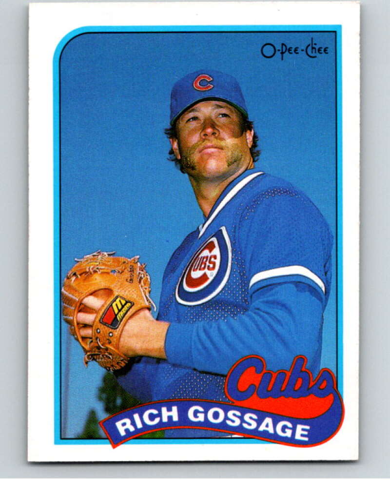 1989 O-Pee-Chee Baseball #162 Rich Gossage  Chicago Cubs  V95673 Image 1