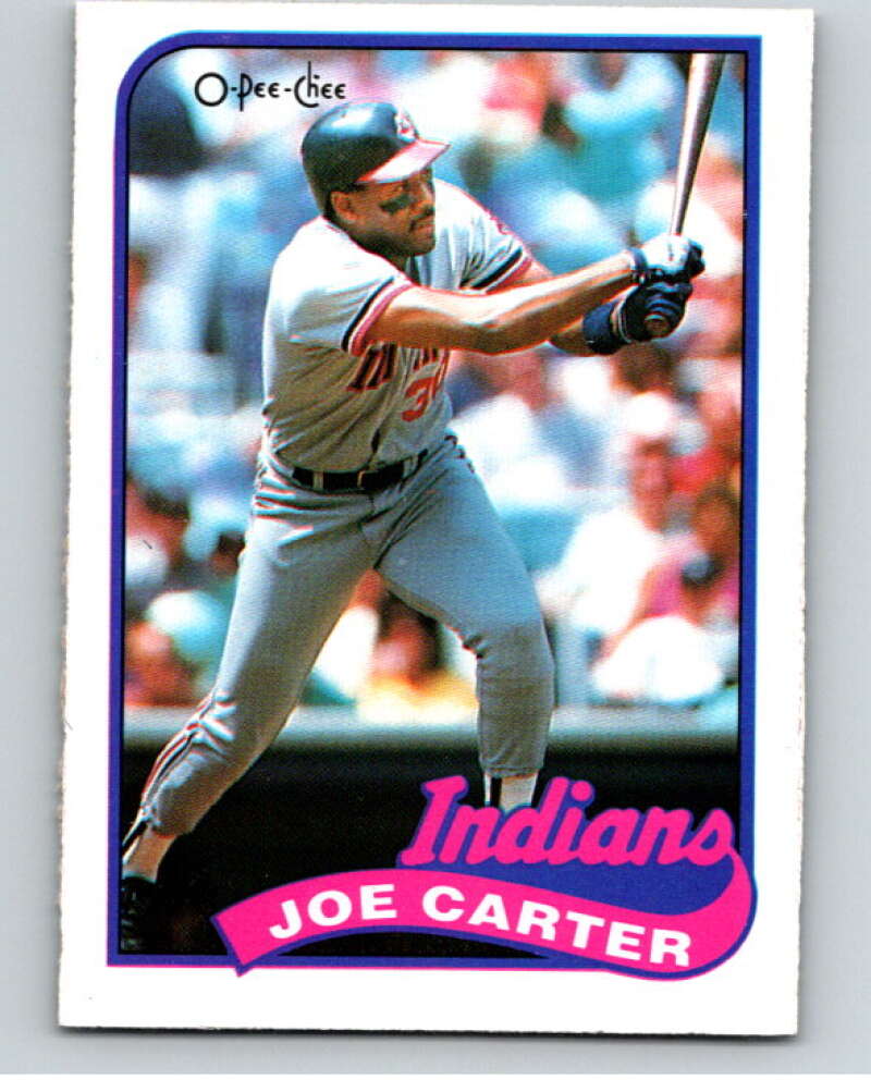 1989 O-Pee-Chee Baseball #164 Joe Carter  Cleveland Indians  V95676 Image 1