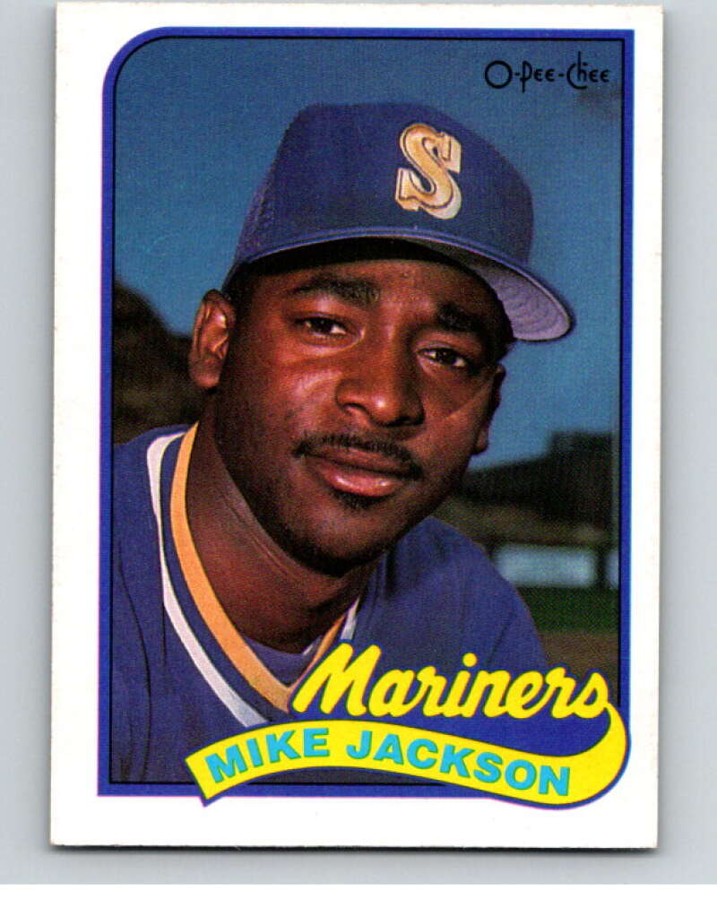1989 O-Pee-Chee Baseball #169 Mike Jackson  Seattle Mariners  V95689 Image 1
