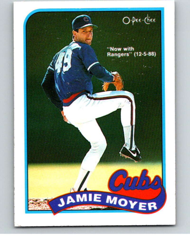 1989 O-Pee-Chee Baseball #171 Jamie Moyer Rangers/Cubs  V95690 Image 1