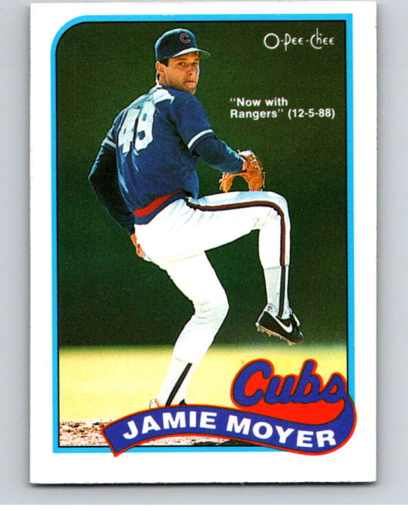 1989 O-Pee-Chee Baseball #171 Jamie Moyer Rangers/Cubs  V95691 Image 1