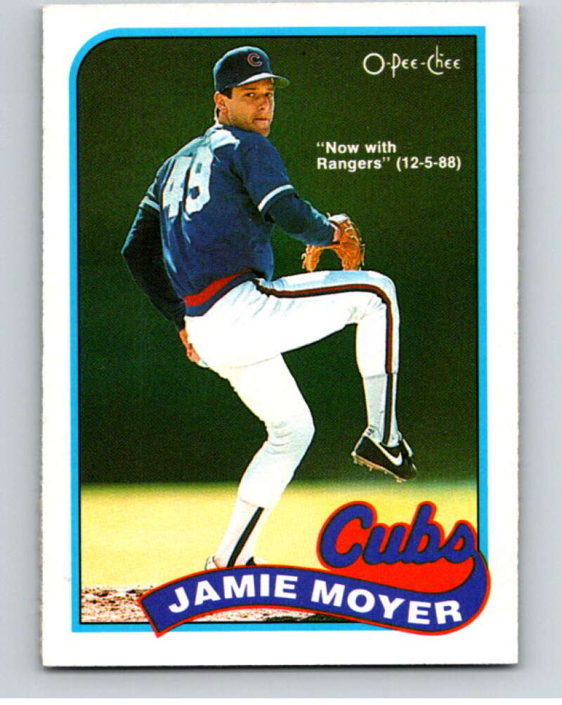 1989 O-Pee-Chee Baseball #171 Jamie Moyer Rangers/Cubs  V95692 Image 1