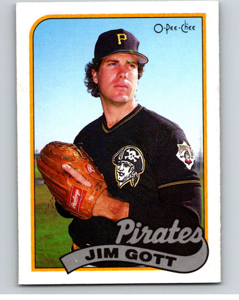 1989 O-Pee-Chee Baseball #172 Jim Gott  Pittsburgh Pirates  V95693 Image 1
