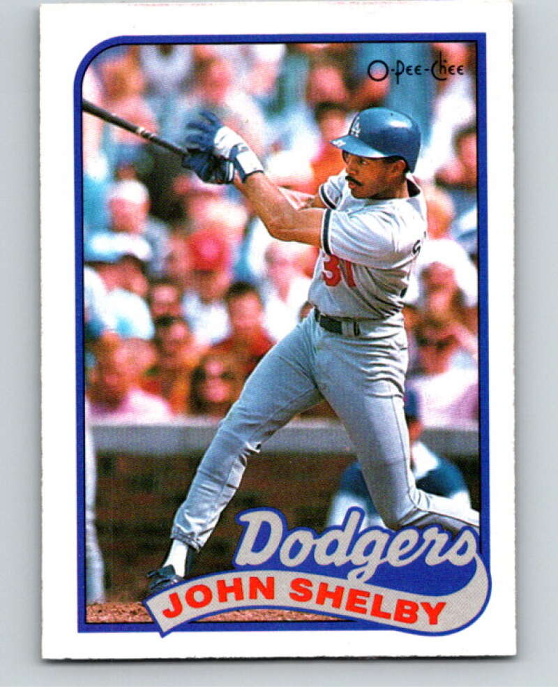 1989 O-Pee-Chee Baseball #175 John Shelby  Los Angeles Dodgers  V95701 Image 1