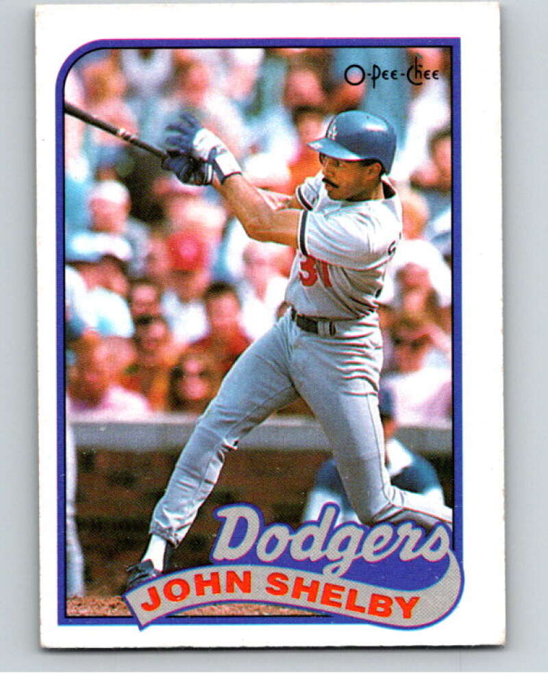1989 O-Pee-Chee Baseball #175 John Shelby  Los Angeles Dodgers  V95702 Image 1