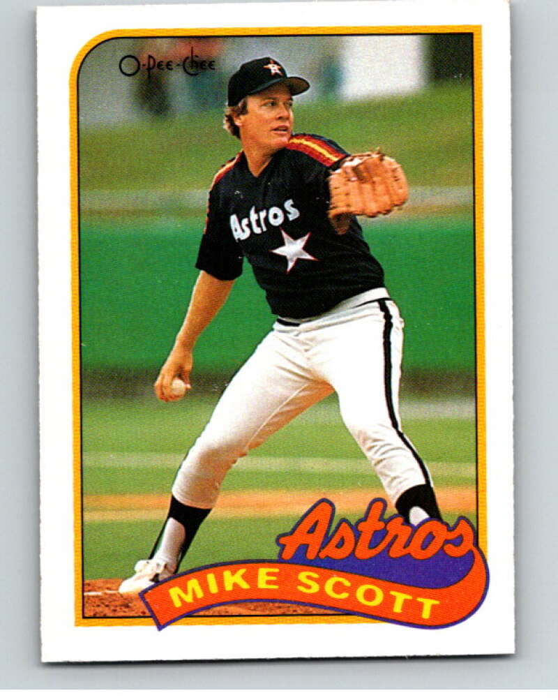 1989 O-Pee-Chee Baseball #180 Mike Scott  Houston Astros  V95713 Image 1
