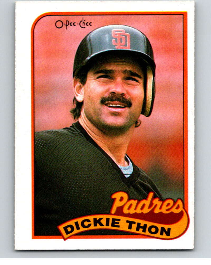 1989 O-Pee-Chee Baseball #181 Dickie Thon  San Diego Padres  V95717 Image 1