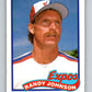 1989 O-Pee-Chee Baseball #186 Randy Johnson  Montreal Expos  V95728 Image 1