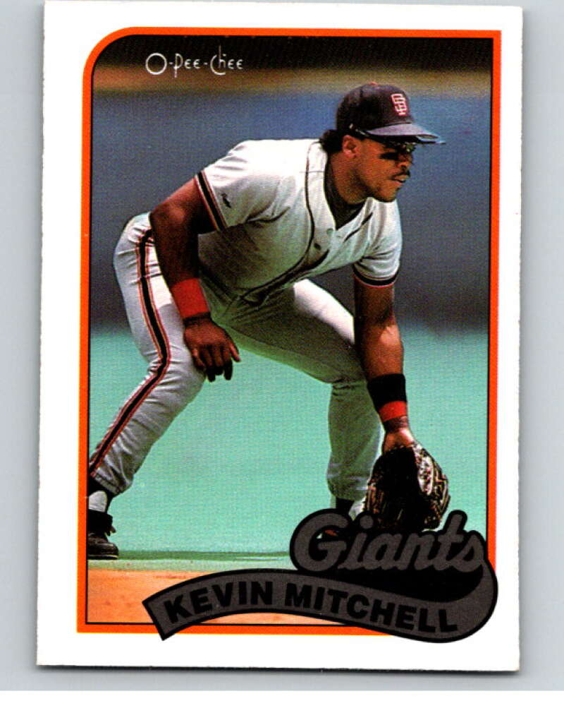 1989 O-Pee-Chee Baseball #189 Kevin Mitchell  San Francisco Giants  V95736 Image 1