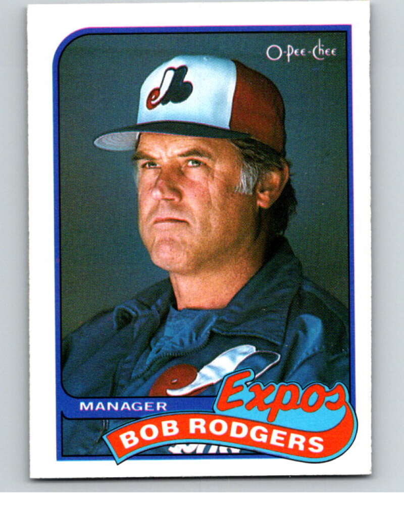 1989 O-Pee-Chee Baseball #193 Bob Rodgers MG  Montreal Expos  V95746 Image 1