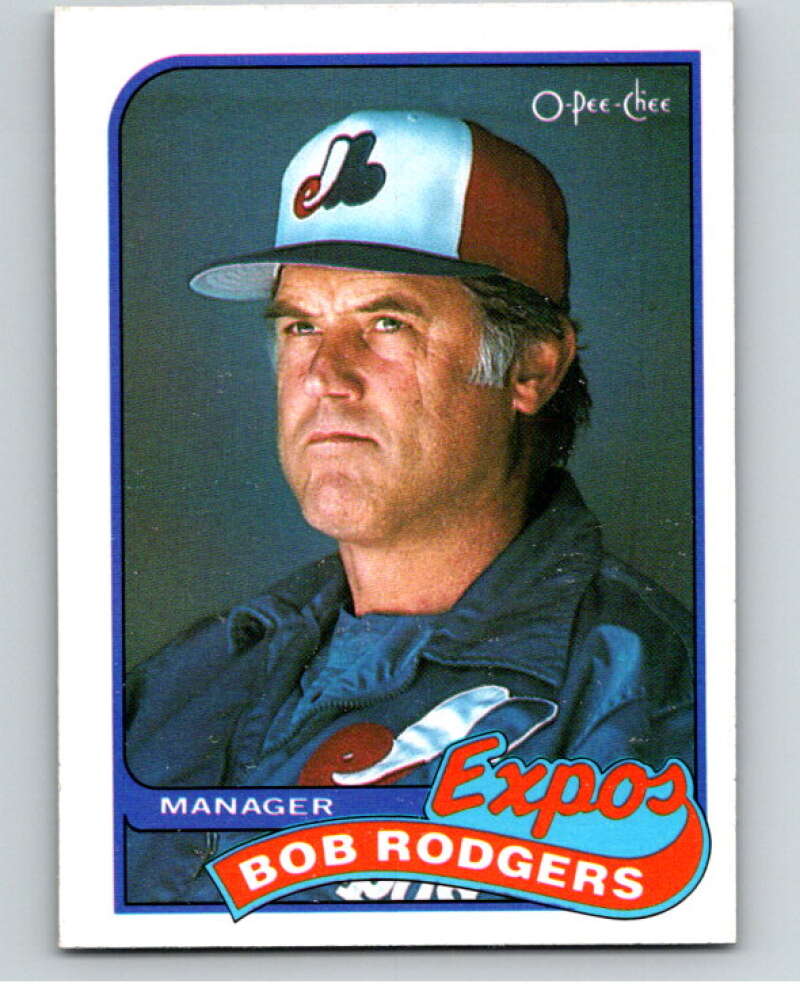 1989 O-Pee-Chee Baseball #193 Bob Rodgers MG  Montreal Expos  V95748 Image 1