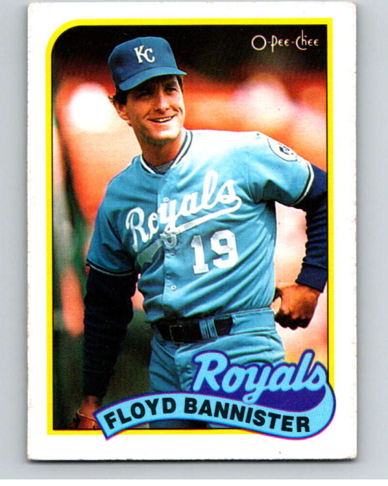 1989 O-Pee-Chee Baseball #194 Floyd Bannister  Kansas City Royals  V95750 Image 1