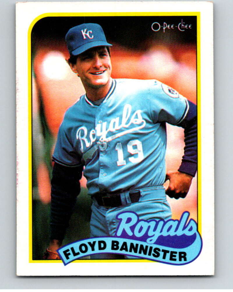 1989 O-Pee-Chee Baseball #194 Floyd Bannister  Kansas City Royals  V95751 Image 1