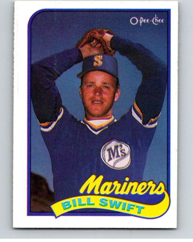 1989 O-Pee-Chee Baseball #198 Bill Swift  Seattle Mariners  V95759 Image 1