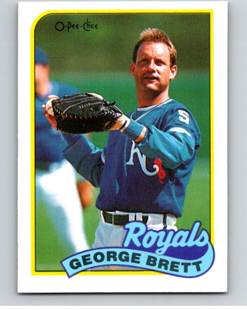 1989 O-Pee-Chee Baseball #200 George Brett  Kansas City Royals  V95763 Image 1