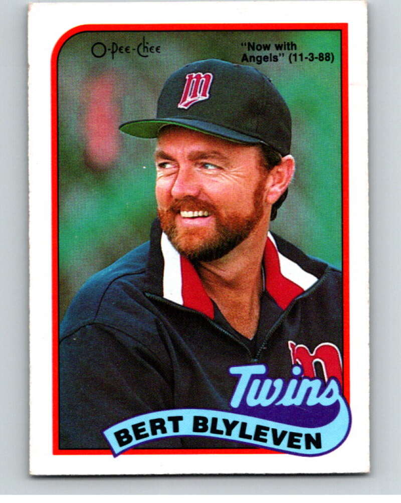 1989 O-Pee-Chee Baseball #204 Bert Blyleven Angels/Twins  V95774 Image 1