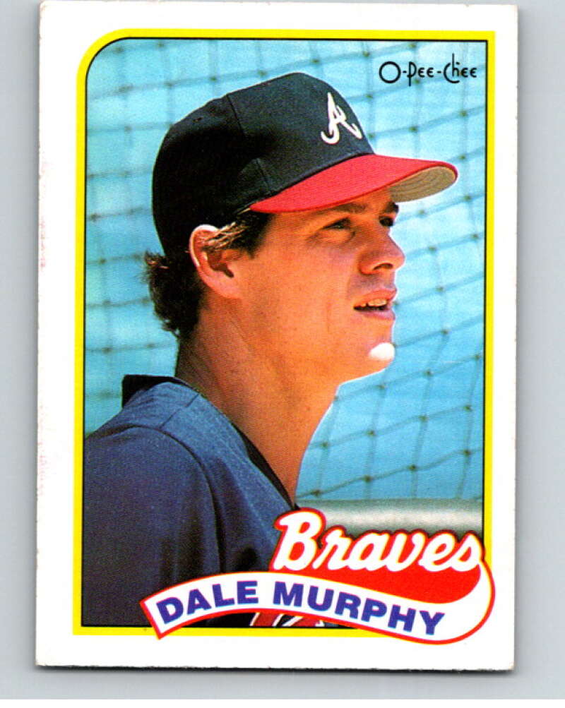 1989 O-Pee-Chee Baseball #210 Dale Murphy  Atlanta Braves  V95791 Image 1