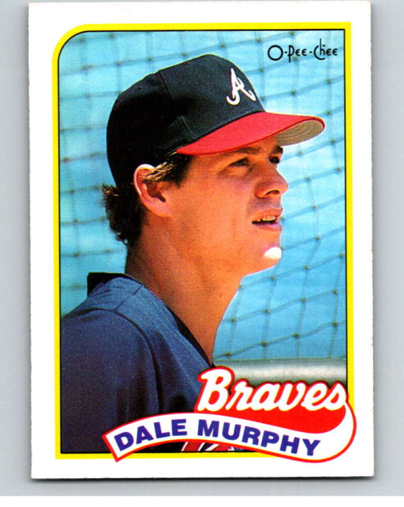 1989 O-Pee-Chee Baseball #210 Dale Murphy  Atlanta Braves  V95792 Image 1