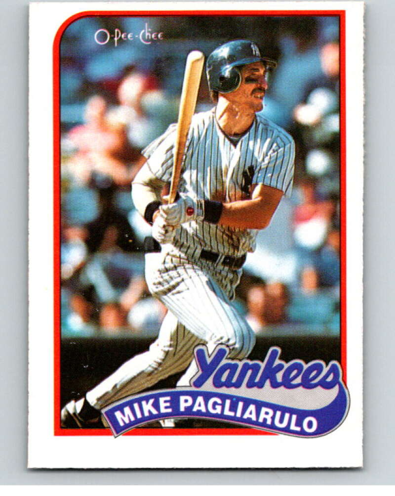 1989 O-Pee-Chee Baseball #211 Mike Pagliarulo  New York Yankees  V95795 Image 1