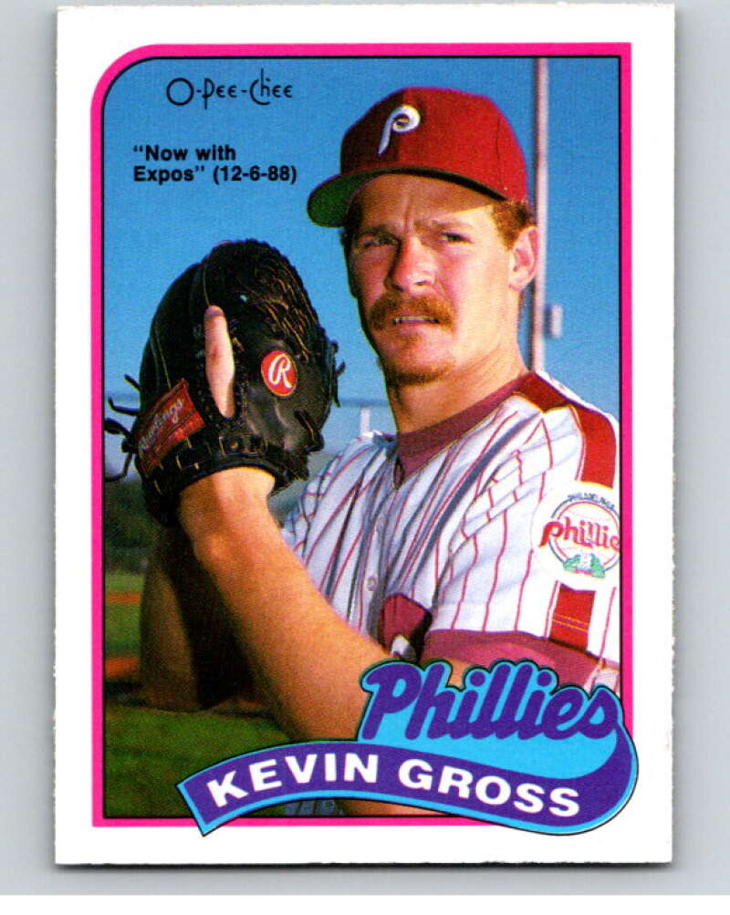 1989 O-Pee-Chee Baseball #215 Kevin Gross Expos/Phillies  V95800 Image 1