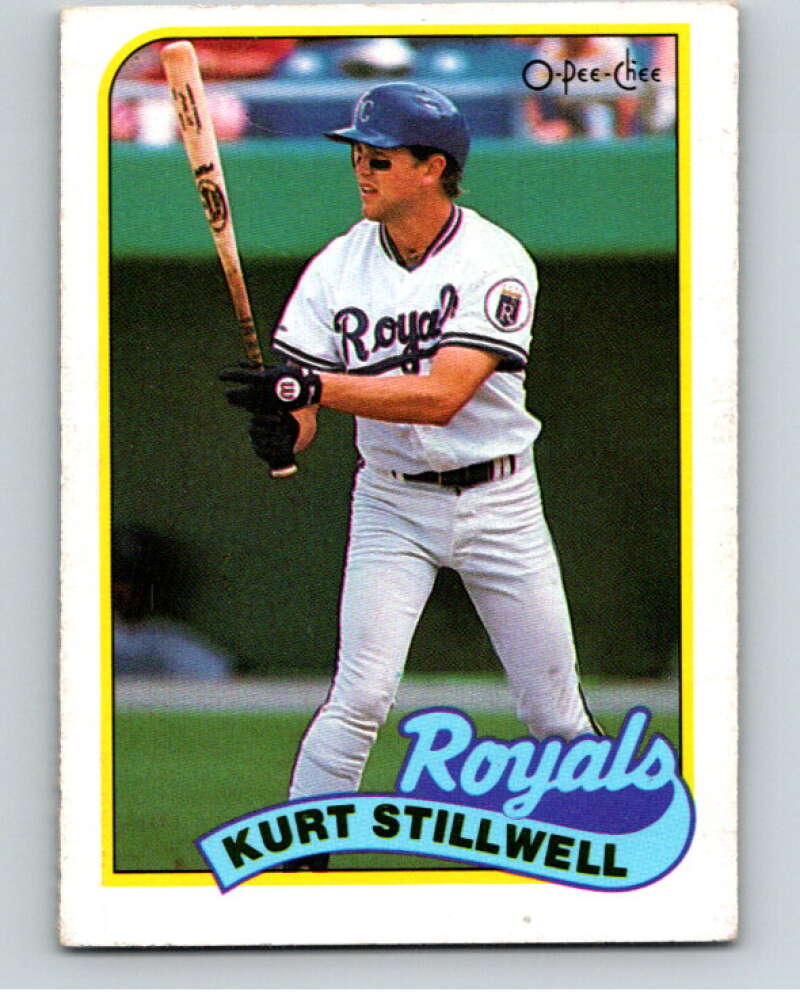 1989 O-Pee-Chee Baseball #217 Kurt Stillwell  Kansas City Royals  V95806 Image 1