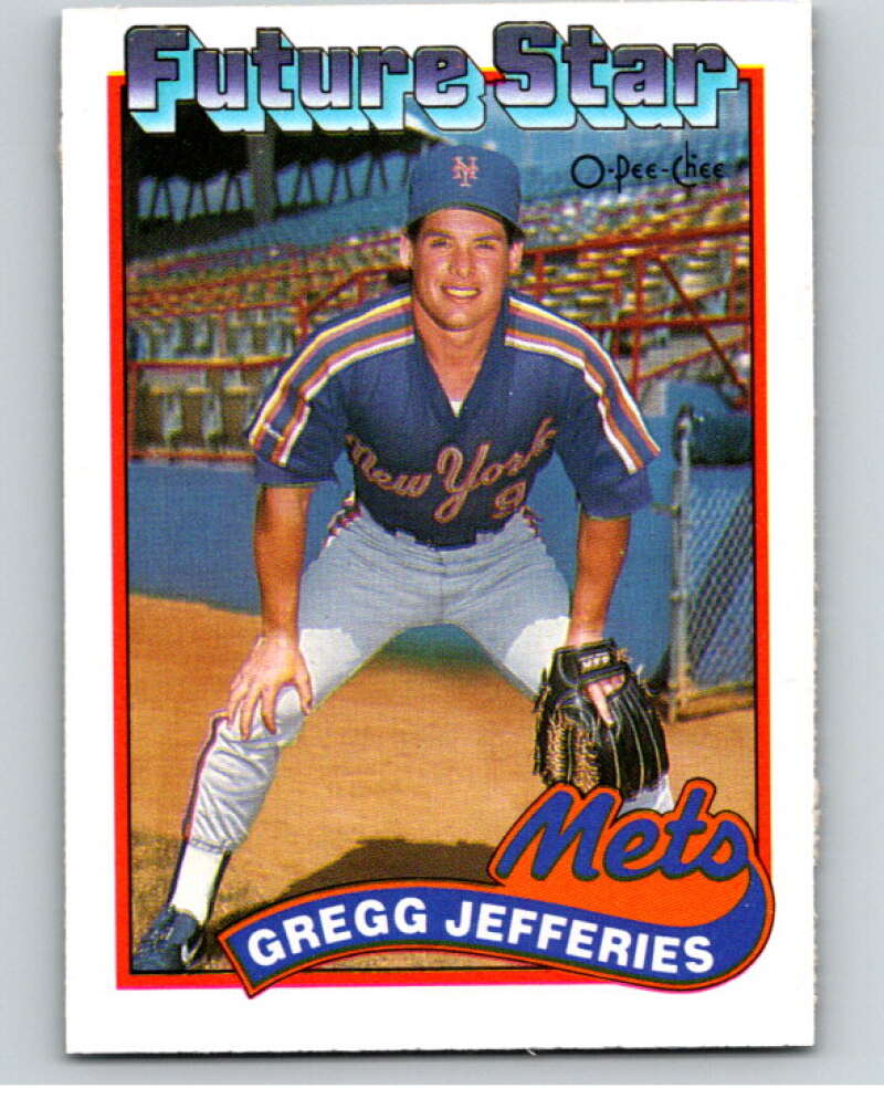 1989 O-Pee-Chee Baseball #233 Gregg Jefferies  New York Mets  V95847 Image 1
