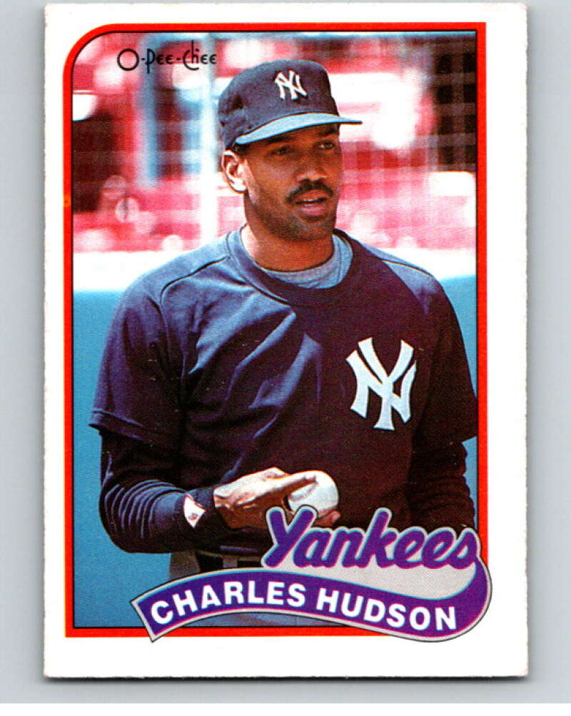 1989 O-Pee-Chee Baseball #236 Charles Hudson  New York Yankees  V95851 Image 1