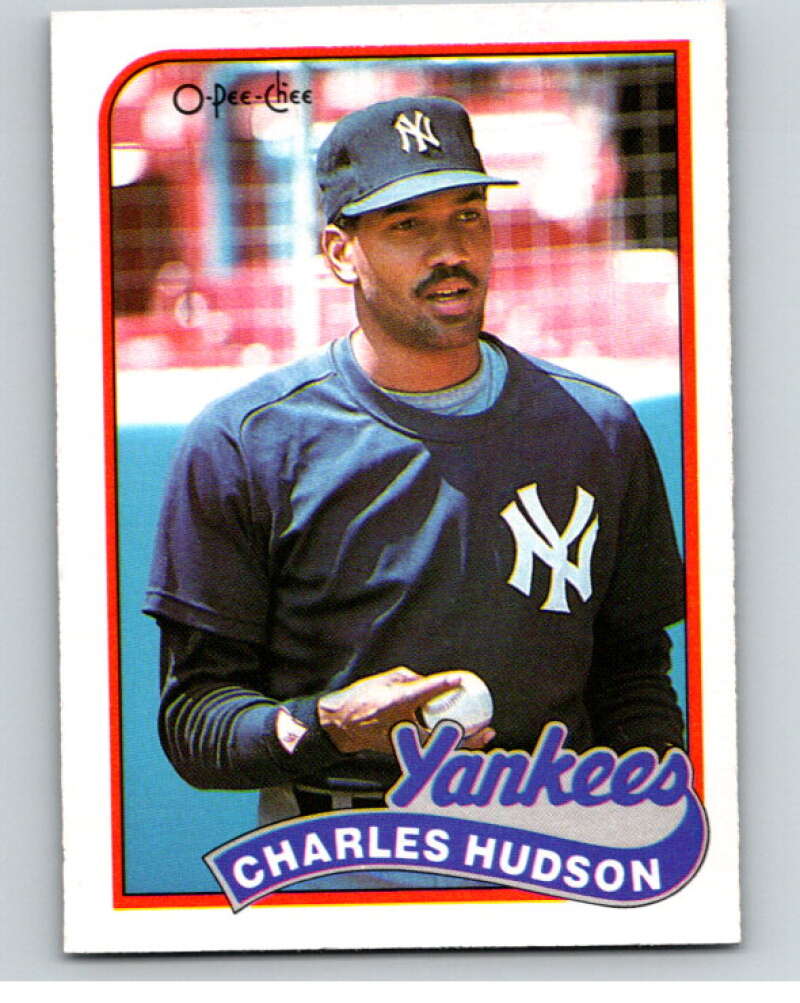 1989 O-Pee-Chee Baseball #236 Charles Hudson  New York Yankees  V95852 Image 1