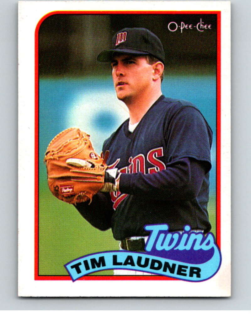 1989 O-Pee-Chee Baseball #239 Tim Laudner  Minnesota Twins  V95859 Image 1