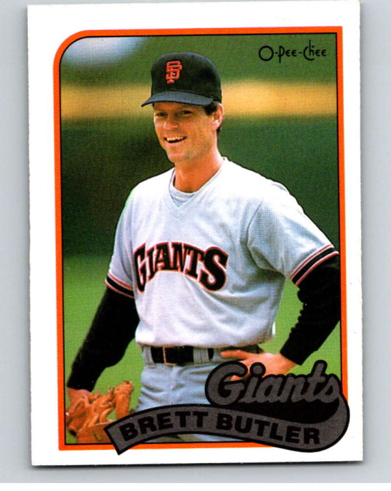 1989 O-Pee-Chee Baseball #241 Brett Butler  San Francisco Giants  V95861 Image 1