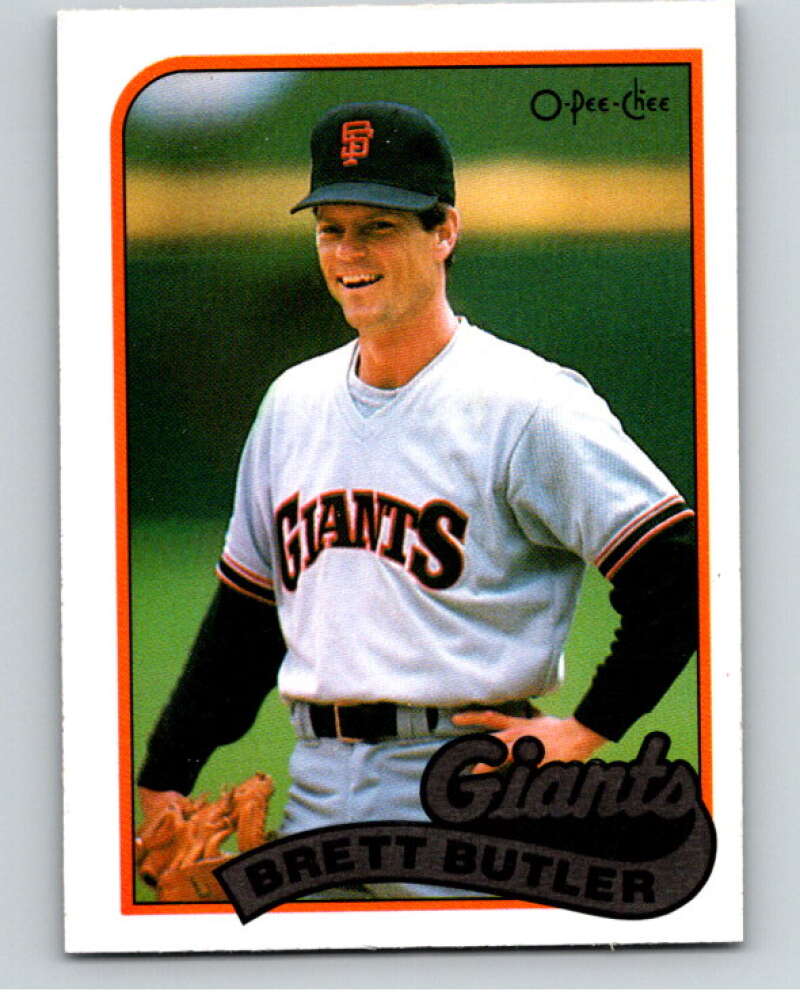 1989 O-Pee-Chee Baseball #241 Brett Butler  San Francisco Giants  V95863 Image 1