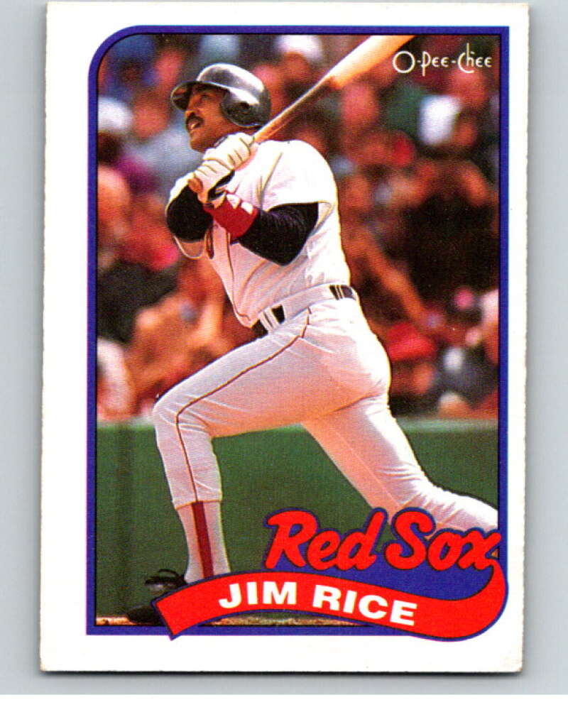 1989 O-Pee-Chee Baseball #245 Jim Rice  Boston Red Sox  V95868 Image 1
