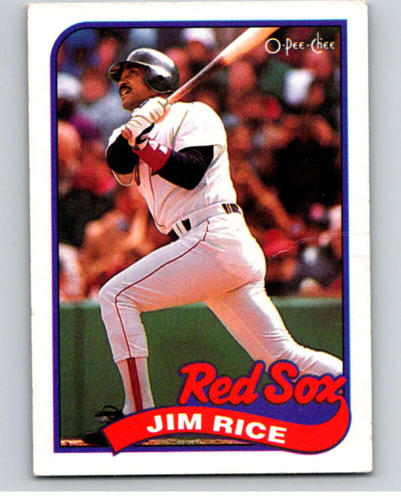1989 O-Pee-Chee Baseball #245 Jim Rice  Boston Red Sox  V95869 Image 1