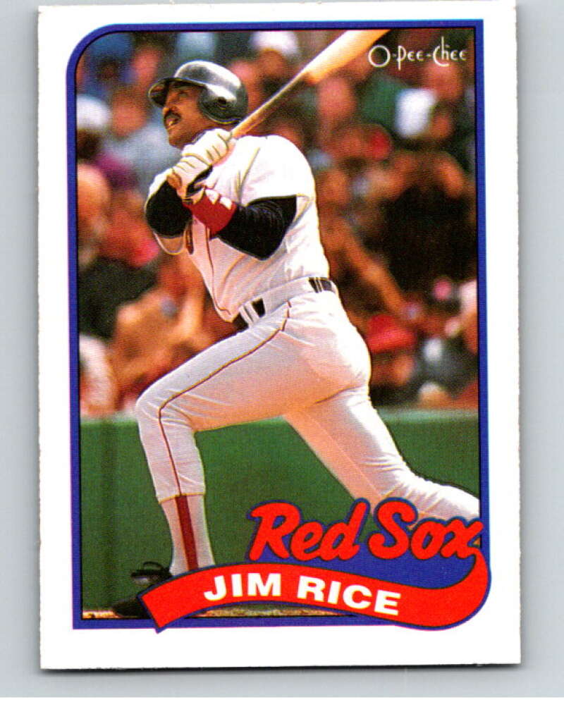 1989 O-Pee-Chee Baseball #245 Jim Rice  Boston Red Sox  V95870 Image 1
