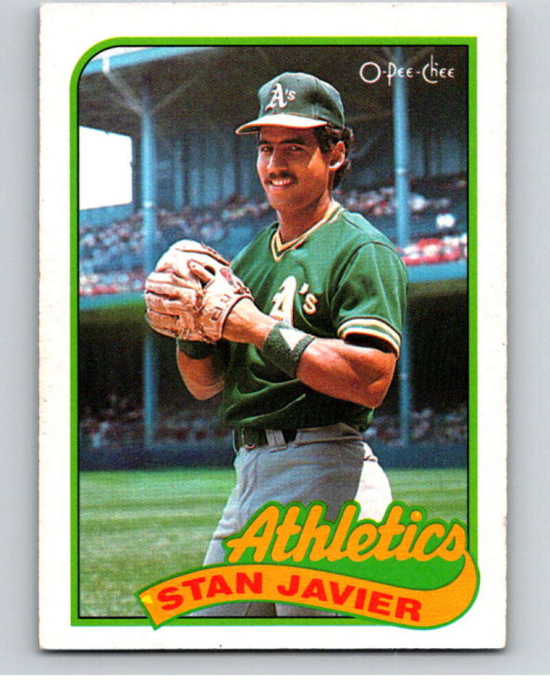 1989 O-Pee-Chee Baseball #248 Stan Javier  Oakland Athletics  V95875 Image 1