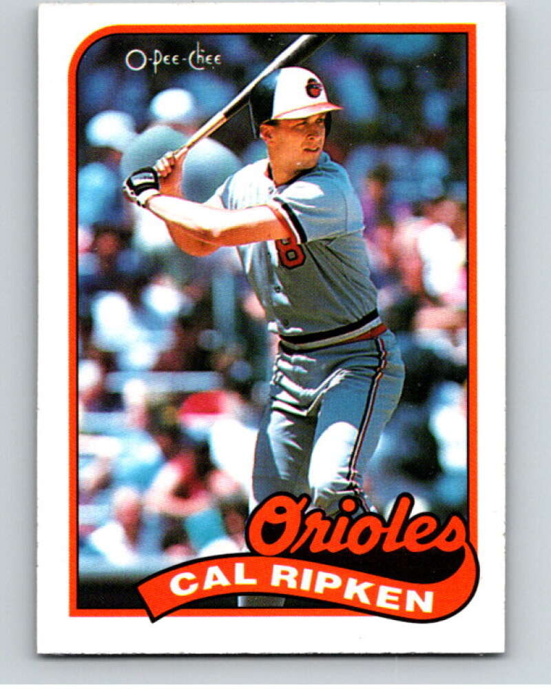 1989 O-Pee-Chee Baseball #250 Cal Ripken Jr.  Baltimore Orioles  V95879 Image 1
