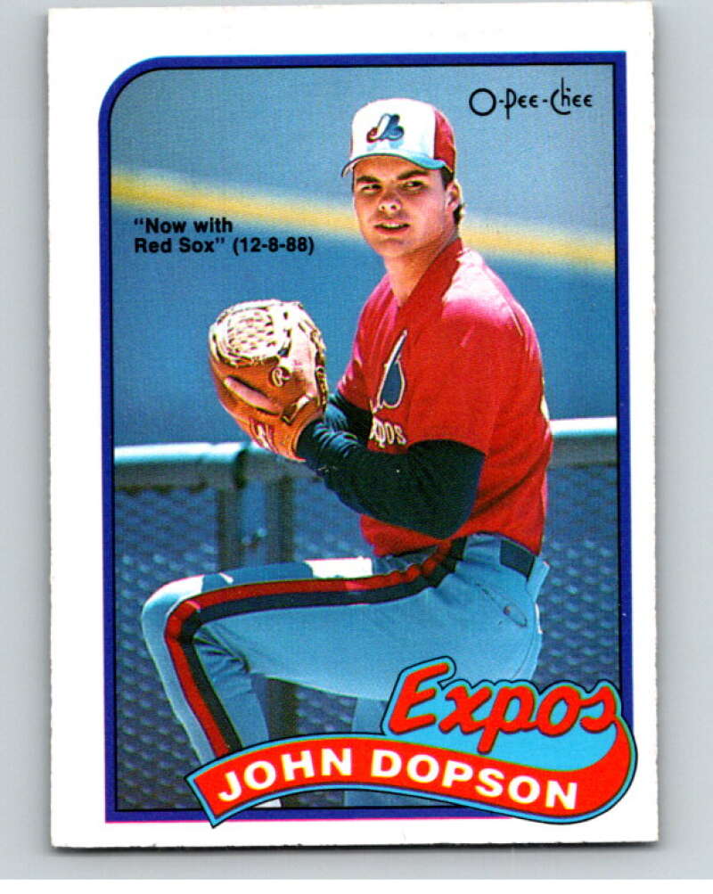 1989 O-Pee-Chee Baseball #251 John Dopson Red Sox/Expos  V95881 Image 1