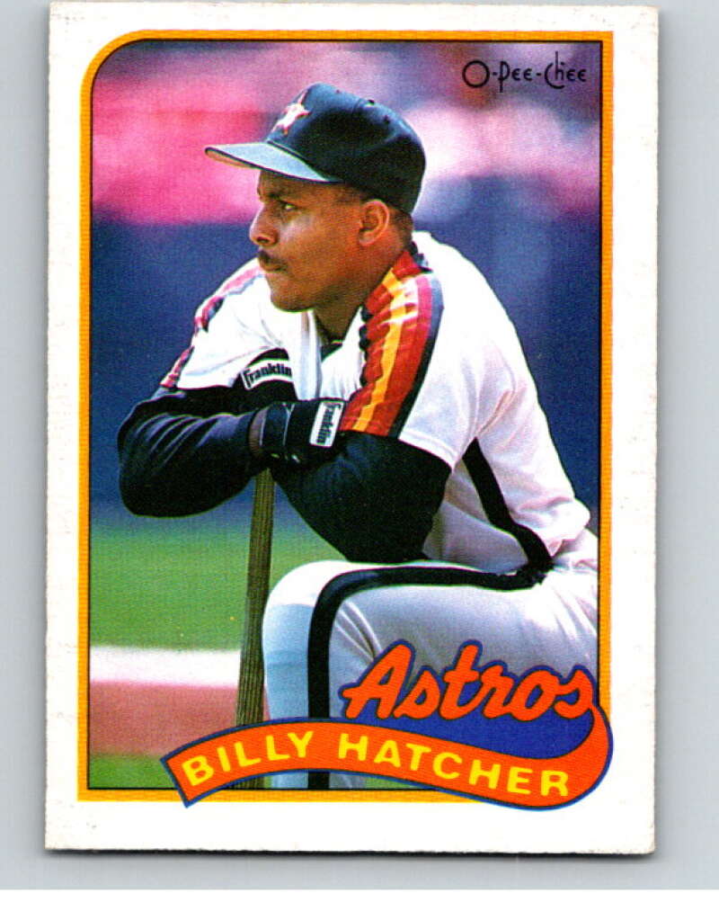 1989 O-Pee-Chee Baseball #252 Billy Hatcher  Houston Astros  V95885 Image 1