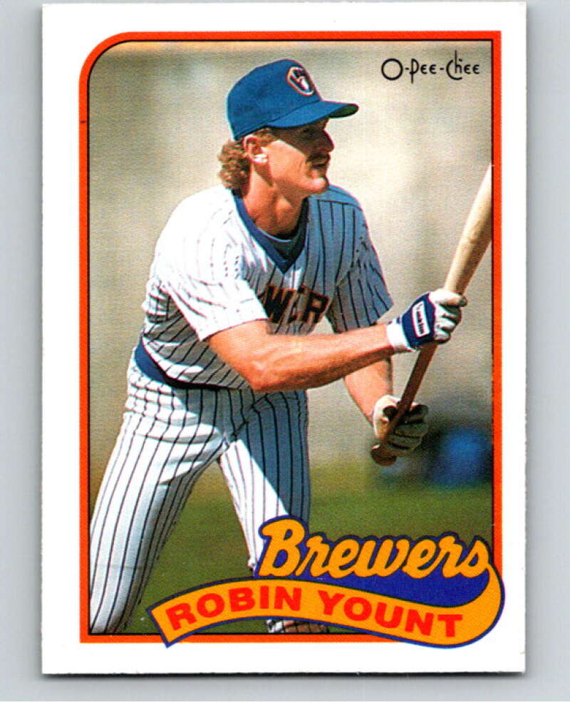1989 O-Pee-Chee Baseball #253 Robin Yount  Milwaukee Brewers  V95889 Image 1