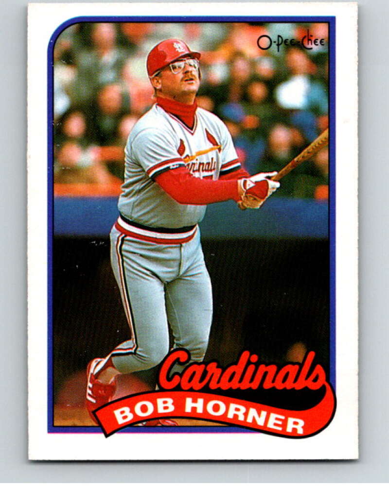 1989 O-Pee-Chee Baseball #255 Bob Horner  St. Louis Cardinals  V95890 Image 1