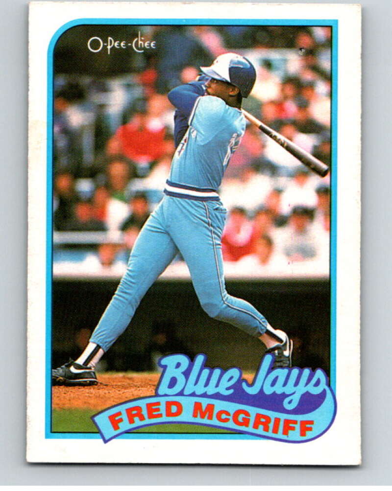 1989 O-Pee-Chee Baseball #258 Fred McGriff  Toronto Blue Jays  V95895 Image 1