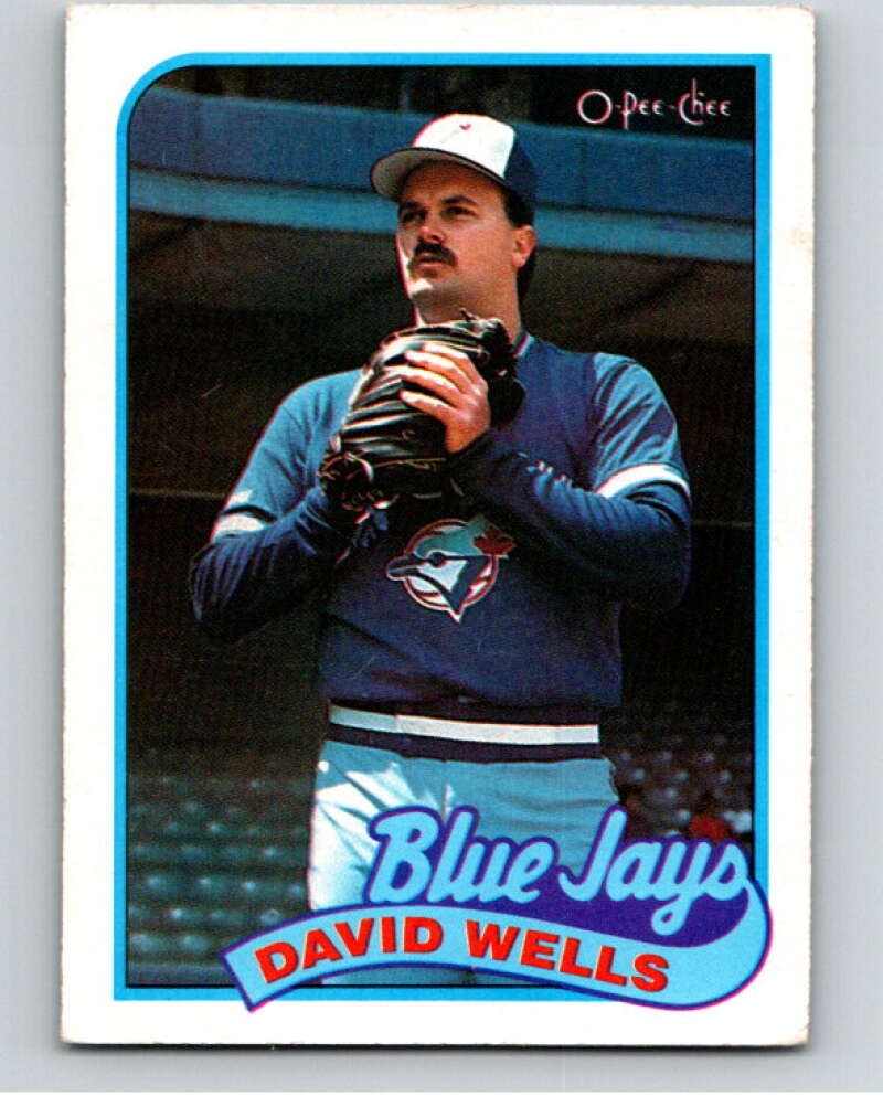 1989 O-Pee-Chee Baseball #259 David Wells  Toronto Blue Jays  V95896 Image 1