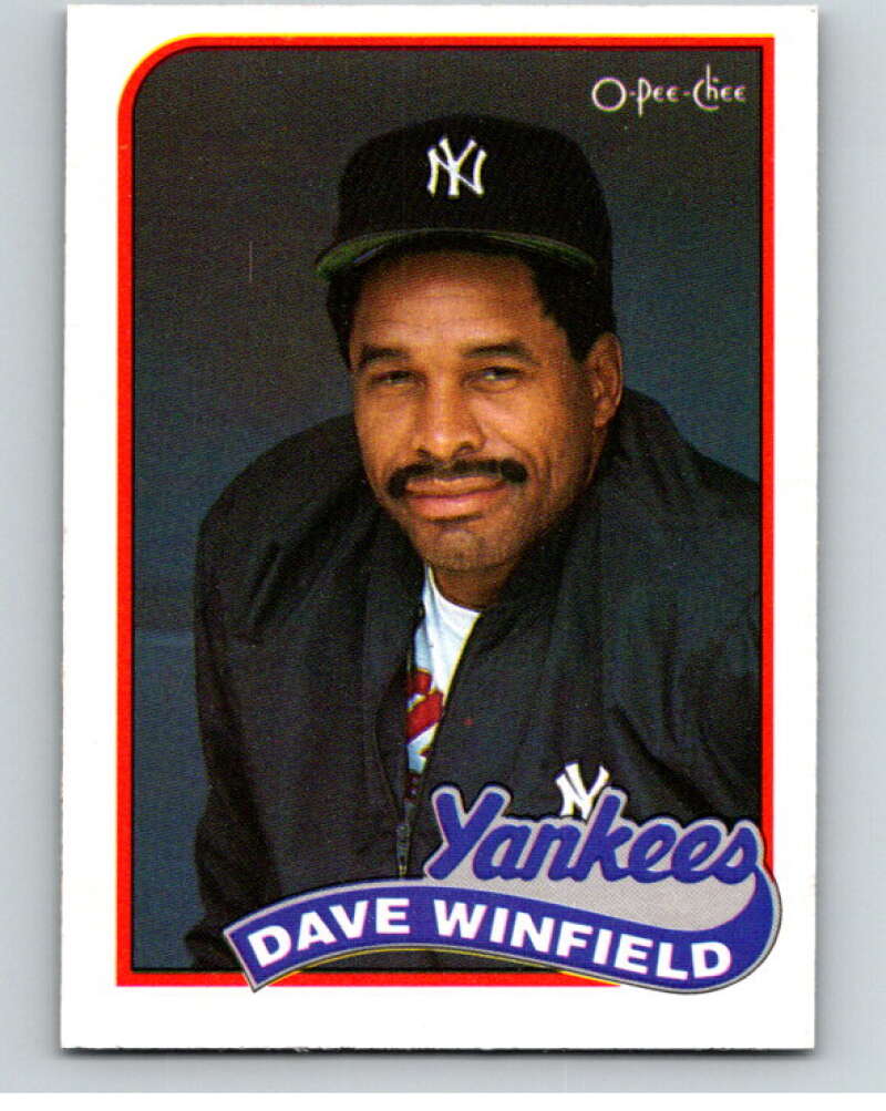 1989 O-Pee-Chee Baseball #260 Dave Winfield  New York Yankees  V95899 Image 1