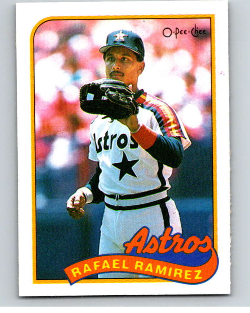 1989 O-Pee-Chee Baseball #261 Rafael Ramirez  Houston Astros  V95901 Image 1