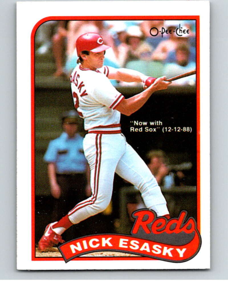 1989 O-Pee-Chee Baseball #262 Nick Esasky Red Sox/ Reds  V95903 Image 1