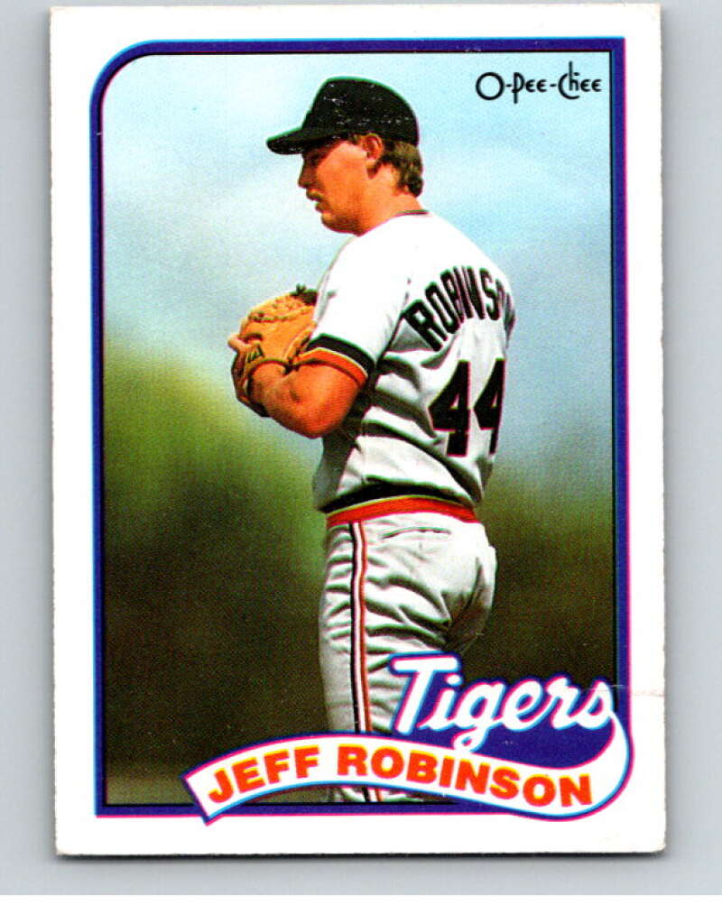 1989 O-Pee-Chee Baseball #267 Jeff Robinson  Detroit Tigers  V95914 Image 1